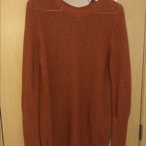 Burnt orange sweater